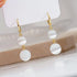 Gold Plated Drop Pearl Decor Long Korean Earrings For Womens & Girl Pearl Alloy Earring Set - Pair Of 1 Destiny Jewels