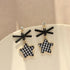 New Trendy Exclusive Korean Style Unique Traditional Black Star Drop Earrings Alloy Drops & Danglers - Pair Of 1 Destiny Jewels