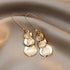 New Trendy Exclusive Korean Style Fashion Creative Round Sequins Dangle Earrings Alloy Drops & Danglers - Pair Of 1 Destiny Jewels