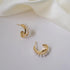 Gold Plated Small Hoop Earring For Women & Girls Alloy Earring Set - Pair Of 1 Destiny Jewels