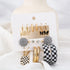 New Trendy Checked Board 9Pair European Style Butterfly Décor Hoop Earrings Alloy Hoop Earring - Pair Of 9 Destiny Jewels