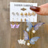 Latest Korean Design Multicolor Butterfly Décor 6 Pair Drop & Stud Earrings Set Pearl Alloy Drops & Danglers - Pair Of 6 Destiny Jewels