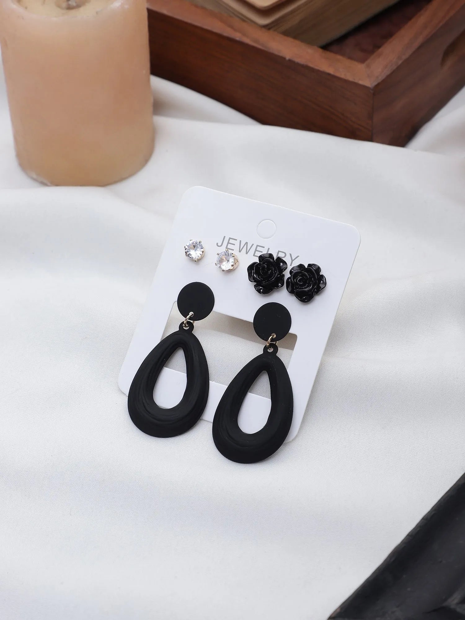 Limited Edition Luxury Collection Western Stylish Exclusive Dangle Drop Earring Cubic Zirconia Alloy Stud Earring Destiny Jewels