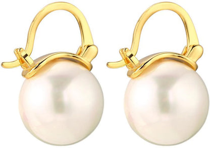 Pink Pearls Women Fashion Earrings Studs Destiny Jewels