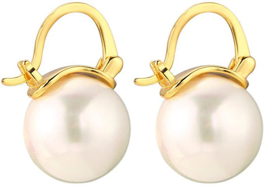 Pink Pearls Women Fashion Earrings Studs Destiny Jewels